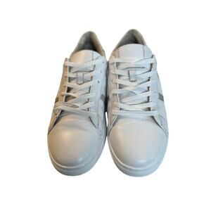 Robert Graham Delgado RGL5022 Men's White Leather Sneakers Size 11.5